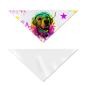 Preview: Hunde-Bandana Leo - Popart Hundedesign, 100 % Polyester, 70x30 cm, verstellbar, waschbar - Kopie